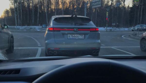 Новый кроссовер Changan Uni-K заметили на российских дорогах